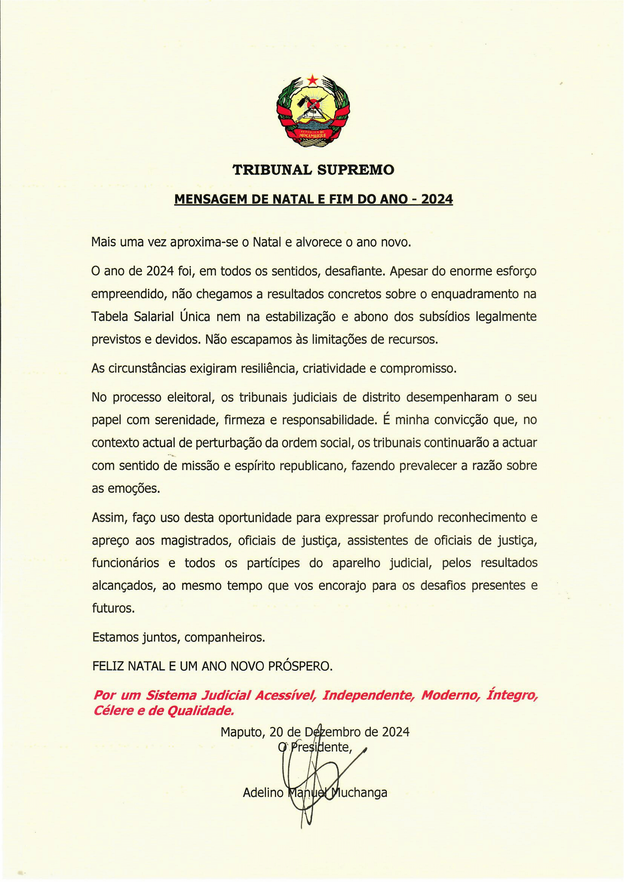 Mensagem De Natal E Fim Do Ano 2024